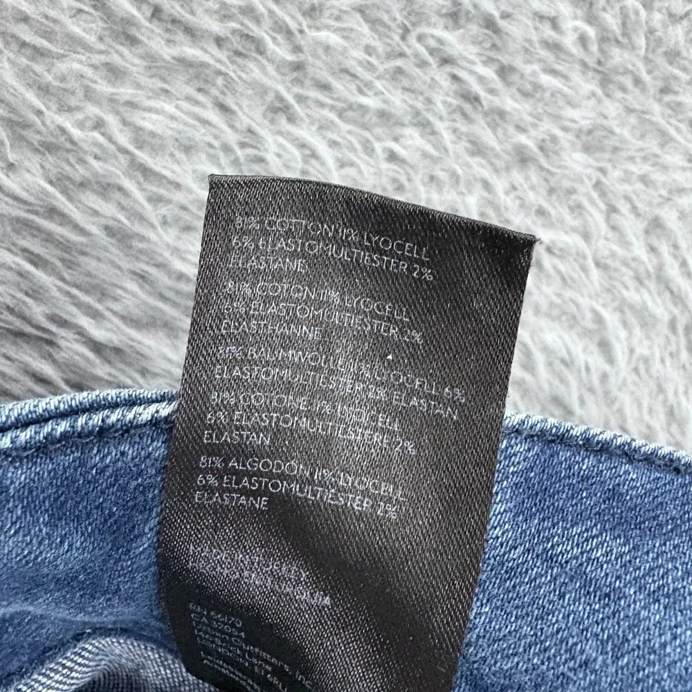 Pilcro Wide Leg Jeans in Dark Blue